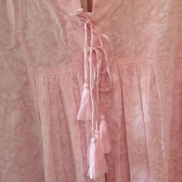 NEW RO'S GARDEN‎ Tuckernuck Seychelles Tunic Amelia Pink Size Medium - Picture 5 of 9